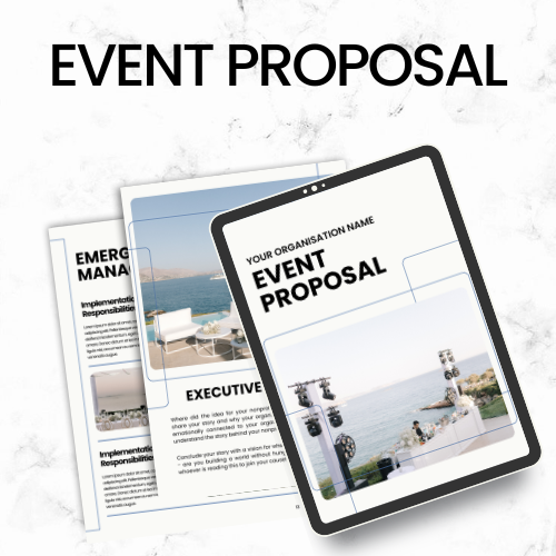 Event Proposal Template: Present Your Event to Boards and Sponsors