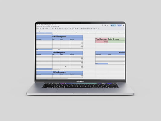 End-To-End Event Planning Bundle: Templates, Run Sheet and Strategy Call